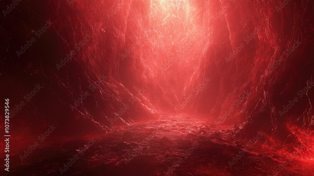 Wall mural fantasy abstract red backdrop suitable for screensaver use featuring ample copy space