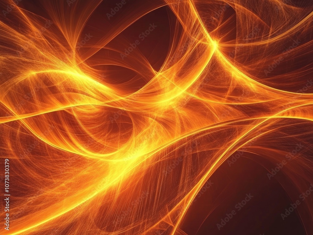 Canvas Prints abstract glowing digital fractal light design backdrop