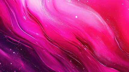 Obraz premium Vibrant pink watercolor abstract background with a blend and glitter texture ideal for wallpaper designs