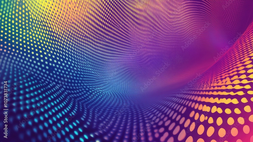 Poster abstract background with a point pattern