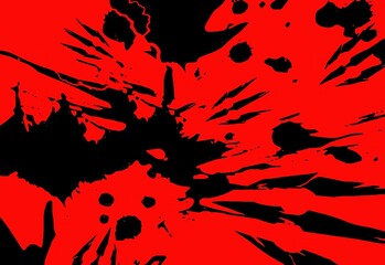 Red paint brush texture background