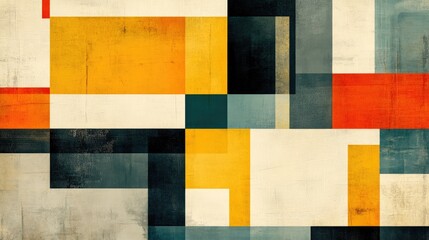 Abstract geometric background featuring blocks and rectangles suitable for texture wallpaper poster design or motifs for invites