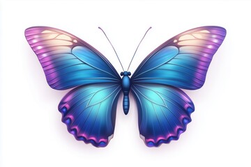 Obraz premium Detailed and lively tattoo of a butterfly