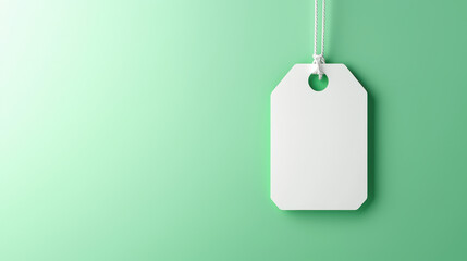 White rectangular tag price sticker attached - it which features