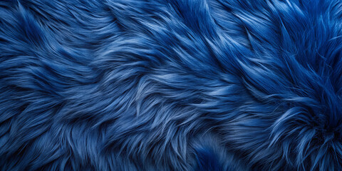 Obraz premium Dark Blue Fur Background