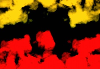 Obraz premium Smoke colored paints texture