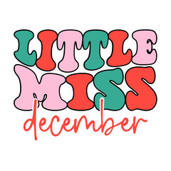 Retro Christmas Saying Design