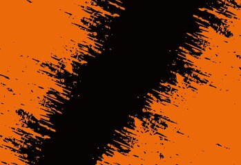 Orange strokes of colors texture background
