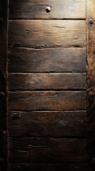 Rustic Wooden Planks Background with Textured Surface