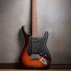 Fototapeta premium electric guitar stringed instrument, AI generated