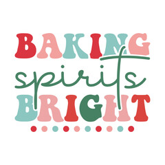 Retro Saying Christmas Design