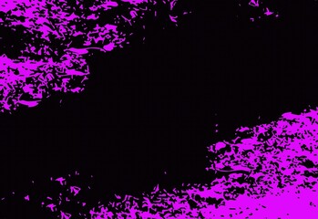 Pink paint texture on a black background