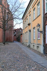 Blick in die Altstadt von Lüneburg in Niedersachsen