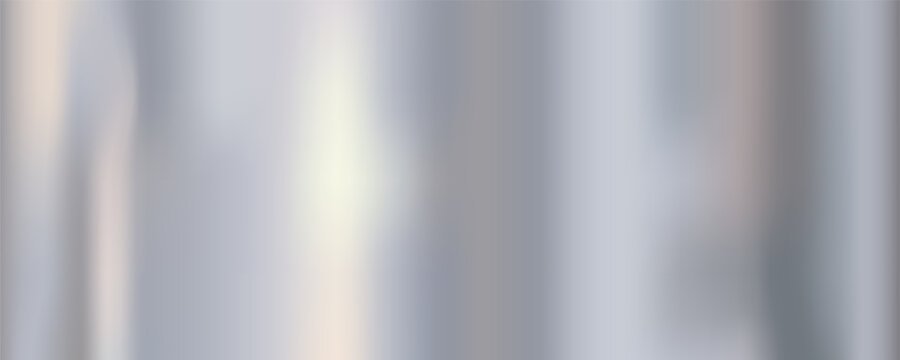 Metal surface, silver aluminum, abstract pattern background, glossy foil wallpaper with reflection, luxury wall for product display.