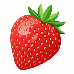 strawberry isolated on white background