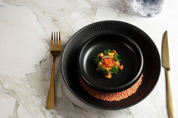 Scallop luxury meal