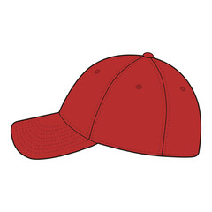 Red Baseball Cap

