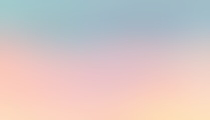 Orange, pink, muted blue blur minimalistic background. Dawn sky illustration.