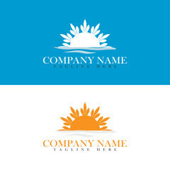 Sun Logo Design,full vector design