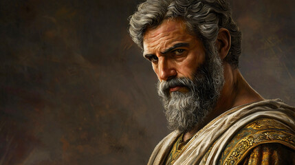 Heman from the Bible, one of the wisest men mentioned in the Old Testament during the reign of David, an old, wise, and pious man.