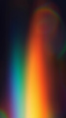 Spectrum and flashes of colorful light, colorful desktop background, abstract light effect with analogue retro blur