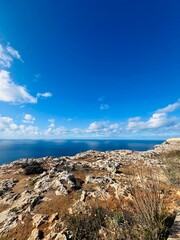 rocks and sky