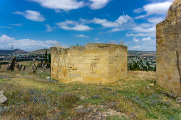 "Yeddi gumbes " Translated as Seven Mausoleums - one of the most famous ancient cemeteries  Mausoleum complexes in Shemakhi, Azerbaijan.