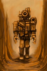 robot - digital painting  © Cubitron