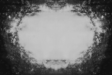 abstract antique monochrome weathered vintage border light center surface creative background