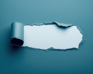 torned white piece of paper