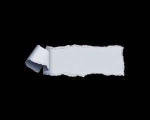 torned white piece of paper