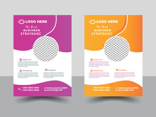 modern flyer design templet, cover modern layout, annual report, poster, flyer in A4
