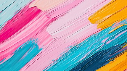 Colorful Abstract Brushstroke Background Texture