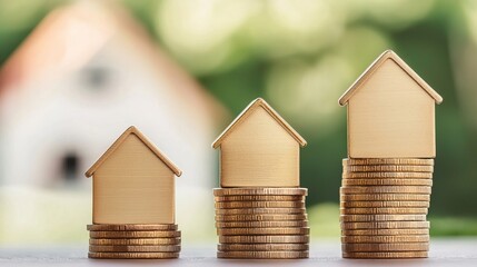 Financial Growth with Home Loan Concept