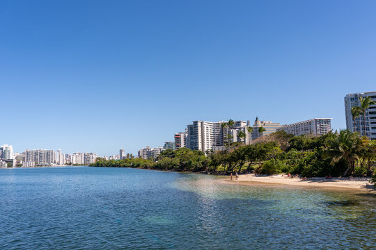 Condado Lagoon in Candado, San Juan Puerto RIco 