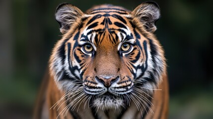 Fototapeta premium close-up portrait of a majestic tiger