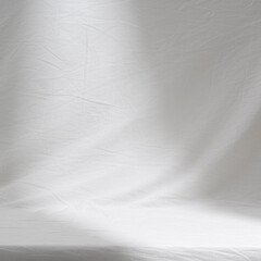 Fototapeta premium Modern minimalist background with soft light and shadows on a bright surface. 