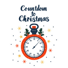 Festive Countdown to Christmas Stopwatch