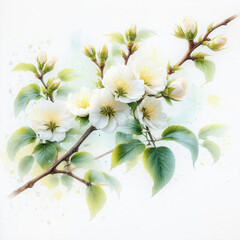 Obraz premium Vintage Botanical Leaf Pattern - Hand-Drawn Organic Design