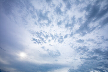 Dramatic Skyscape An Intricate Dance of Clouds and Light That Captivates the Eye