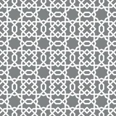 Seamless girih pattern. Traditional Islamic Design. Mosque decoration element. Seamless geometric pattern. Seamless islamic pattern. Background illustration. Morocco seamless pattern.