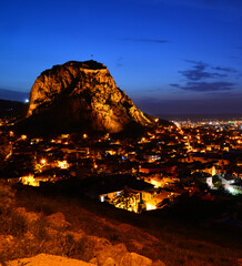 A night view from Afyonkarahisar, Turkey