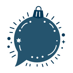 Christmas speech bubble_17