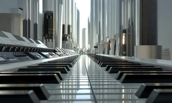 Cityscape Piano
