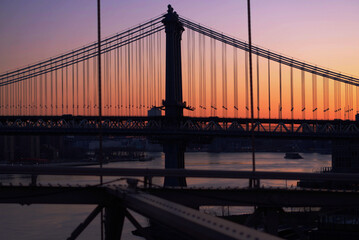Manhattan Bridge sunrise