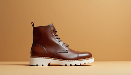Elegant Brown Leather Boots