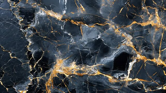 Textured of the black marble background Gold and white patterned natural of dark gray marble texture black Pietra Italian marbel texture background Black marble gold pattern luxury dar Video