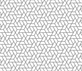 Seamless geometric pattern. Background girih illustration. Seamless girih pattern. Traditional Islamic Design. Mosque decoration element. Morocco seamless pattern.