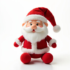 Fototapeta premium santa claus isolated on white