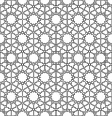 Seamless geometric pattern. Background girih illustration. Seamless girih pattern. Traditional Islamic Design. Mosque decoration element. Morocco seamless pattern.